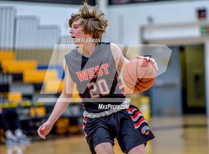 Thumbnail 1 in Blue Valley West @ Shawnee Mission West (Sophomore) photogallery.