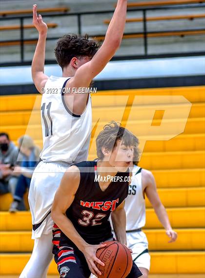 Thumbnail 3 in Blue Valley West @ Shawnee Mission West (Sophomore) photogallery.