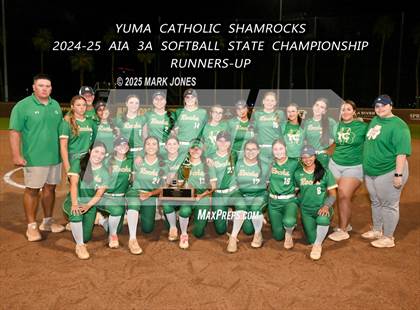 Thumbnail 2 in Yuma Catholic vs. Empire (AIA 3A Final) photogallery.