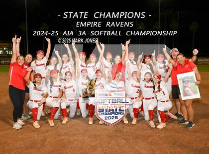 Thumbnail 2 in Yuma Catholic vs. Empire (AIA 3A Final) photogallery.