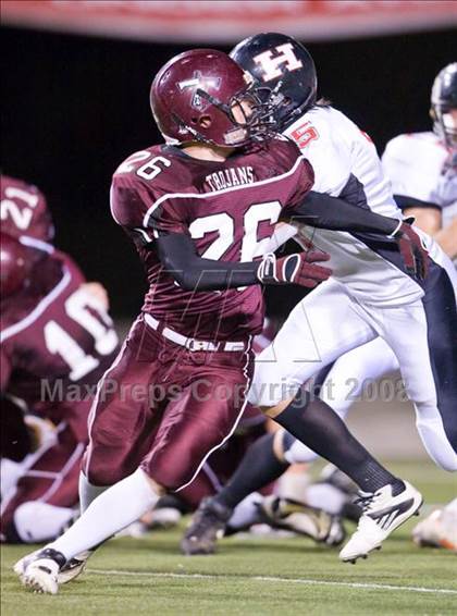Thumbnail 3 in Morgan vs. Hurricane (3A Semifinal) photogallery.