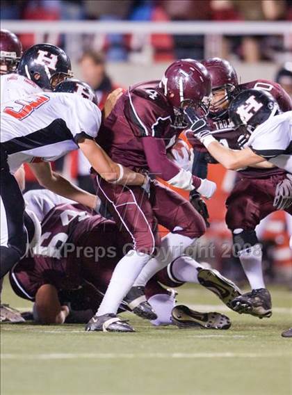 Thumbnail 1 in Morgan vs. Hurricane (3A Semifinal) photogallery.