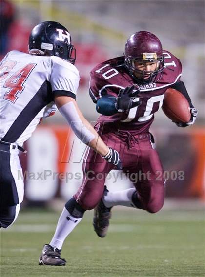 Thumbnail 1 in Morgan vs. Hurricane (3A Semifinal) photogallery.