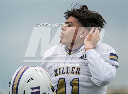 Thumbnail 2 in Miller vs. LBJ Austin (UIL Class 4A Quarterfinal Playoff) photogallery.