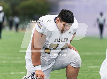 Thumbnail 3 in Miller vs. LBJ Austin (UIL Class 4A Quarterfinal Playoff) photogallery.