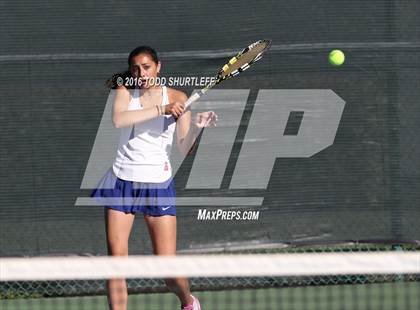 Thumbnail 2 in Red Bluff vs. St. Ignatius (CIF NorCal Regional Team Tennis Championships) photogallery.