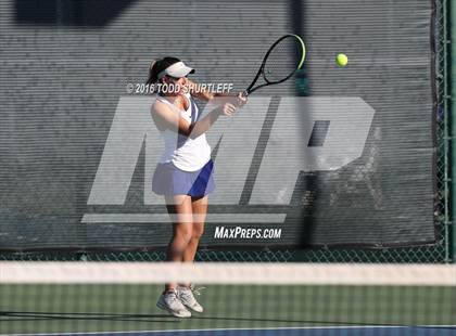 Thumbnail 1 in Red Bluff vs. St. Ignatius (CIF NorCal Regional Team Tennis Championships) photogallery.