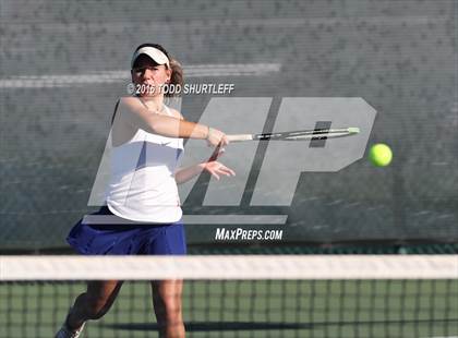 Thumbnail 2 in Red Bluff vs. St. Ignatius (CIF NorCal Regional Team Tennis Championships) photogallery.