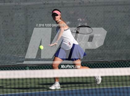 Thumbnail 2 in Red Bluff vs. St. Ignatius (CIF NorCal Regional Team Tennis Championships) photogallery.
