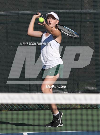 Thumbnail 2 in Red Bluff vs. St. Ignatius (CIF NorCal Regional Team Tennis Championships) photogallery.