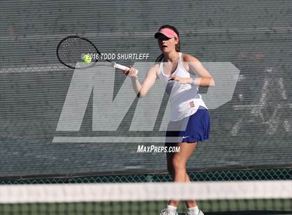 Thumbnail 2 in Red Bluff vs. St. Ignatius (CIF NorCal Regional Team Tennis Championships) photogallery.