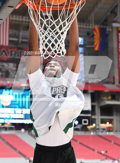 Thumbnail 1 in Fairmont Prep vs. St. Mary's - Section 7 Basketball Tournament photogallery.