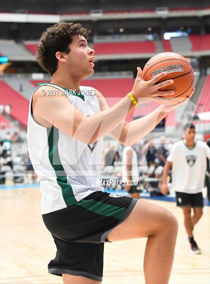 Thumbnail 1 in Fairmont Prep vs. St. Mary's - Section 7 Basketball Tournament photogallery.