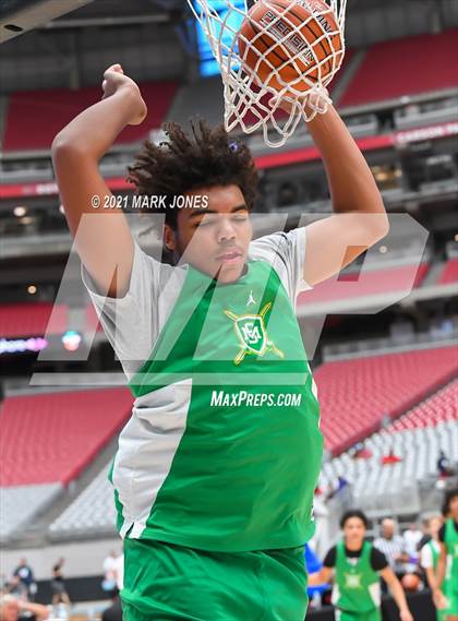 Thumbnail 1 in Fairmont Prep vs. St. Mary's - Section 7 Basketball Tournament photogallery.
