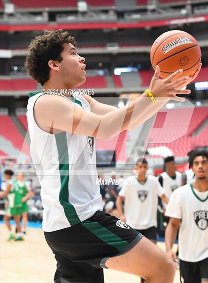 Thumbnail 2 in Fairmont Prep vs. St. Mary's - Section 7 Basketball Tournament photogallery.