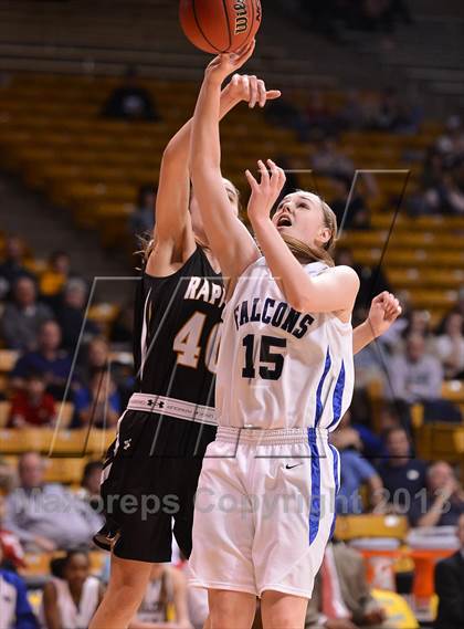 Thumbnail 3 in Arapahoe vs. Highlands Ranch  (CHSAA 5A Final Four) photogallery.