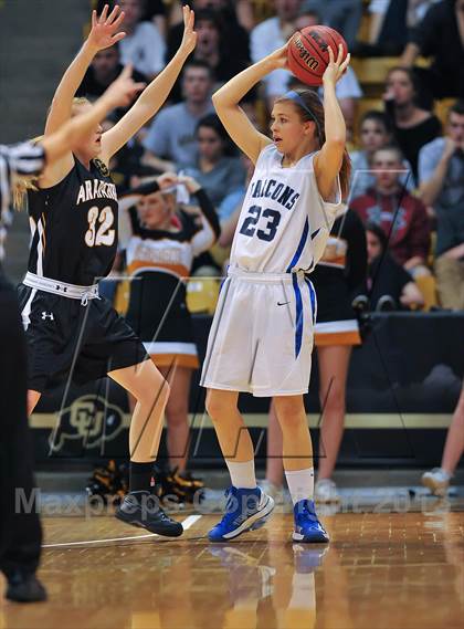 Thumbnail 3 in Arapahoe vs. Highlands Ranch  (CHSAA 5A Final Four) photogallery.