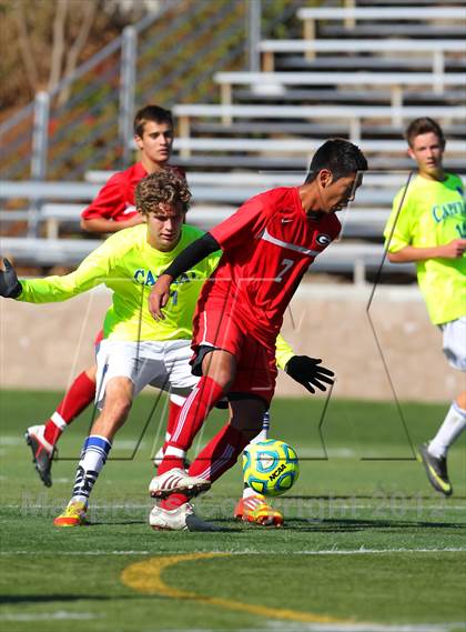Thumbnail 2 in Capital Christian vs. Gustine (CIF SJS D6 Final) photogallery.