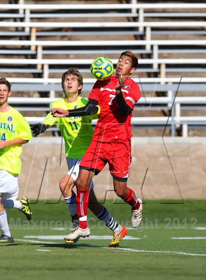 Thumbnail 1 in Capital Christian vs. Gustine (CIF SJS D6 Final) photogallery.
