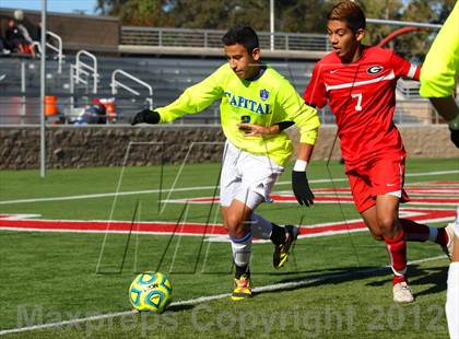 Thumbnail 1 in Capital Christian vs. Gustine (CIF SJS D6 Final) photogallery.