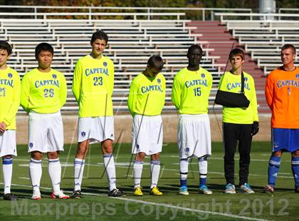 Thumbnail 1 in Capital Christian vs. Gustine (CIF SJS D6 Final) photogallery.