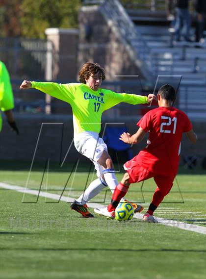 Thumbnail 2 in Capital Christian vs. Gustine (CIF SJS D6 Final) photogallery.