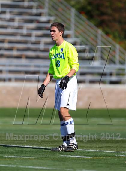 Thumbnail 2 in Capital Christian vs. Gustine (CIF SJS D6 Final) photogallery.
