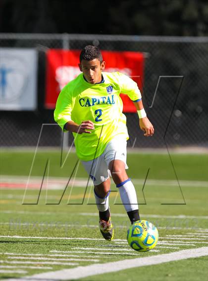 Thumbnail 1 in Capital Christian vs. Gustine (CIF SJS D6 Final) photogallery.