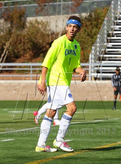Thumbnail 2 in Capital Christian vs. Gustine (CIF SJS D6 Final) photogallery.