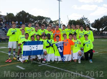 Thumbnail 3 in Capital Christian vs. Gustine (CIF SJS D6 Final) photogallery.