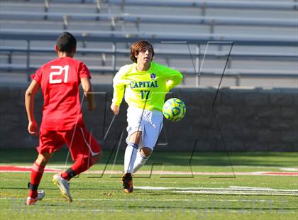 Thumbnail 2 in Capital Christian vs. Gustine (CIF SJS D6 Final) photogallery.