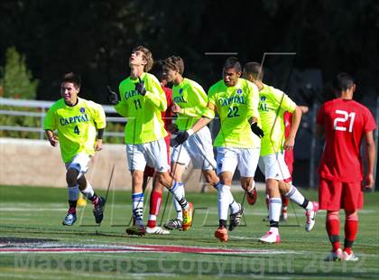 Thumbnail 3 in Capital Christian vs. Gustine (CIF SJS D6 Final) photogallery.