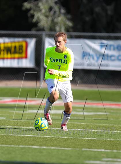 Thumbnail 3 in Capital Christian vs. Gustine (CIF SJS D6 Final) photogallery.