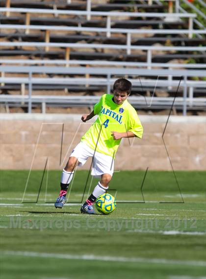 Thumbnail 2 in Capital Christian vs. Gustine (CIF SJS D6 Final) photogallery.