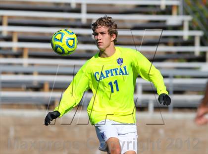 Thumbnail 1 in Capital Christian vs. Gustine (CIF SJS D6 Final) photogallery.