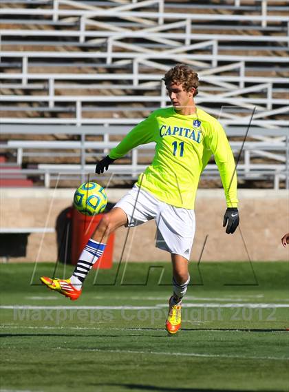 Thumbnail 1 in Capital Christian vs. Gustine (CIF SJS D6 Final) photogallery.