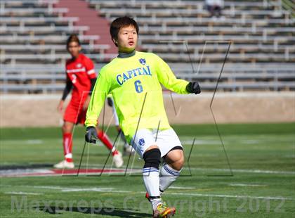 Thumbnail 3 in Capital Christian vs. Gustine (CIF SJS D6 Final) photogallery.