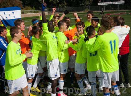 Thumbnail 3 in Capital Christian vs. Gustine (CIF SJS D6 Final) photogallery.