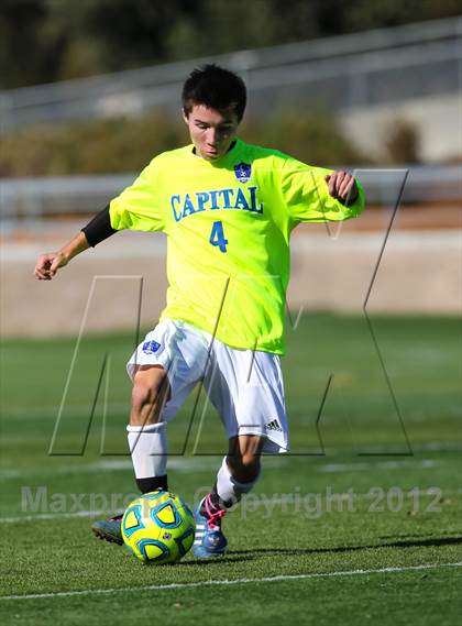Thumbnail 2 in Capital Christian vs. Gustine (CIF SJS D6 Final) photogallery.