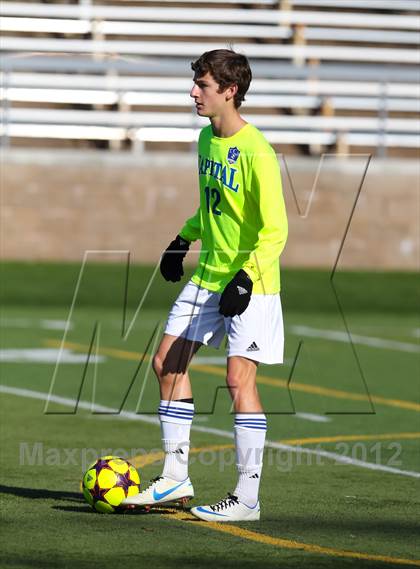 Thumbnail 1 in Capital Christian vs. Gustine (CIF SJS D6 Final) photogallery.