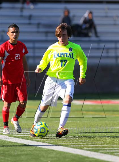 Thumbnail 1 in Capital Christian vs. Gustine (CIF SJS D6 Final) photogallery.
