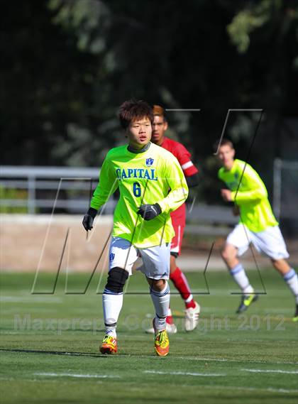 Thumbnail 2 in Capital Christian vs. Gustine (CIF SJS D6 Final) photogallery.