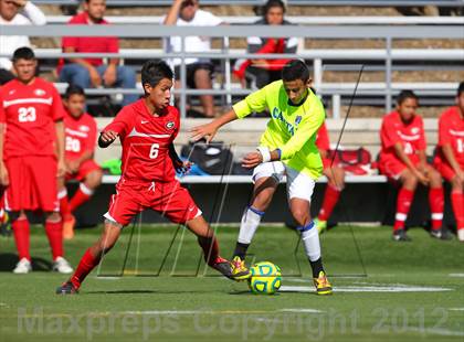 Thumbnail 3 in Capital Christian vs. Gustine (CIF SJS D6 Final) photogallery.