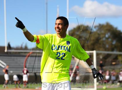 Thumbnail 3 in Capital Christian vs. Gustine (CIF SJS D6 Final) photogallery.