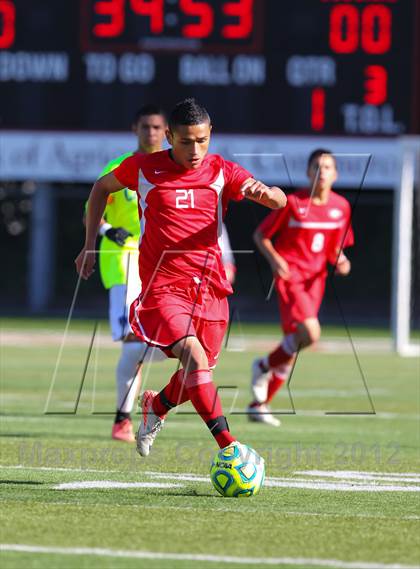 Thumbnail 3 in Capital Christian vs. Gustine (CIF SJS D6 Final) photogallery.
