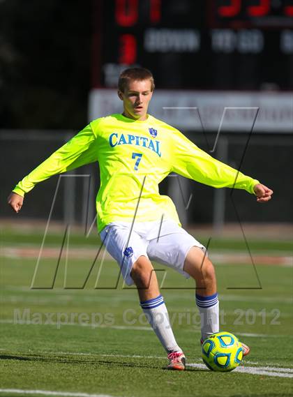 Thumbnail 1 in Capital Christian vs. Gustine (CIF SJS D6 Final) photogallery.
