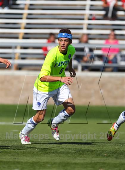 Thumbnail 2 in Capital Christian vs. Gustine (CIF SJS D6 Final) photogallery.