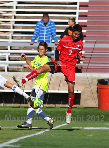 Thumbnail 2 in Capital Christian vs. Gustine (CIF SJS D6 Final) photogallery.