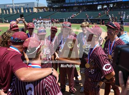 Thumbnail 1 in Hawley vs. Collinsville (UIL 2A Baseball Final Medal Ceremony) photogallery.