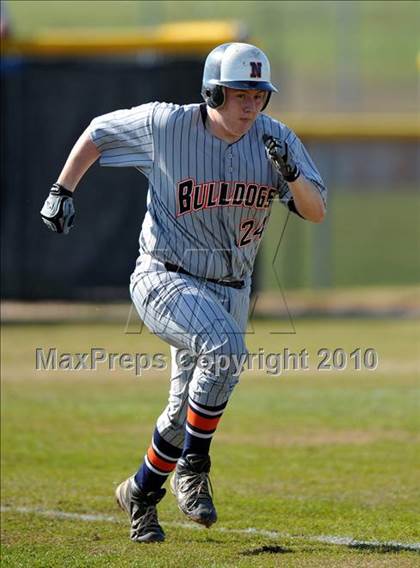 Thumbnail 2 in Naaman Forest vs. McKinney North (Carrollton Diamond Classic) photogallery.